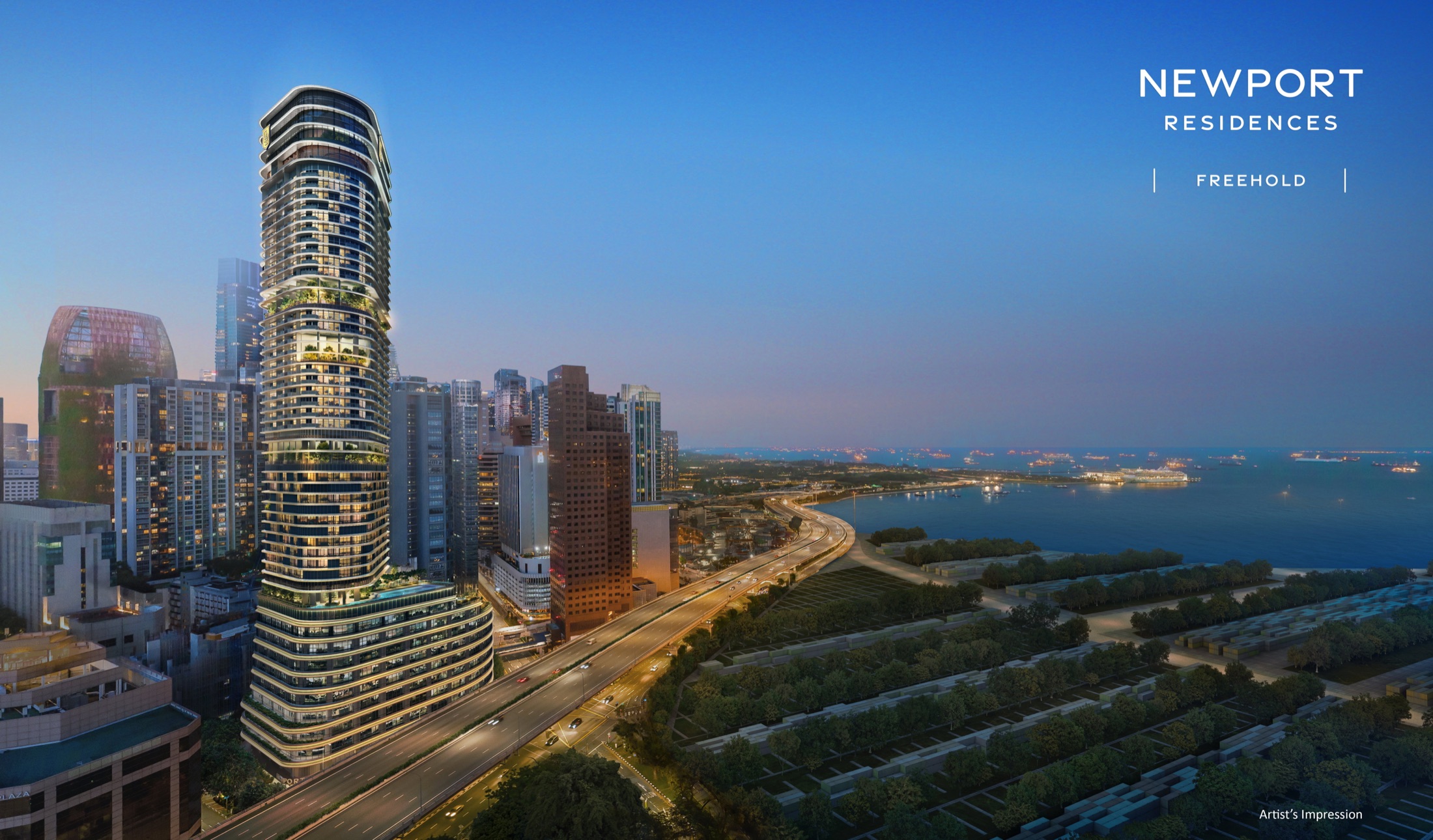 Newport Residences luxury condominium in CBD · District 2